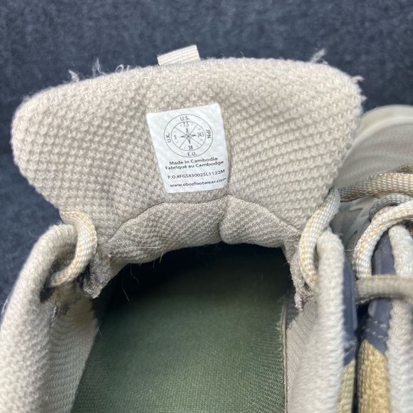 Oboz Katabatic Low 43002 Women’s Size 7.5 Snow Leopard Lace Up Hiking Shoes - Picture 10 of 11